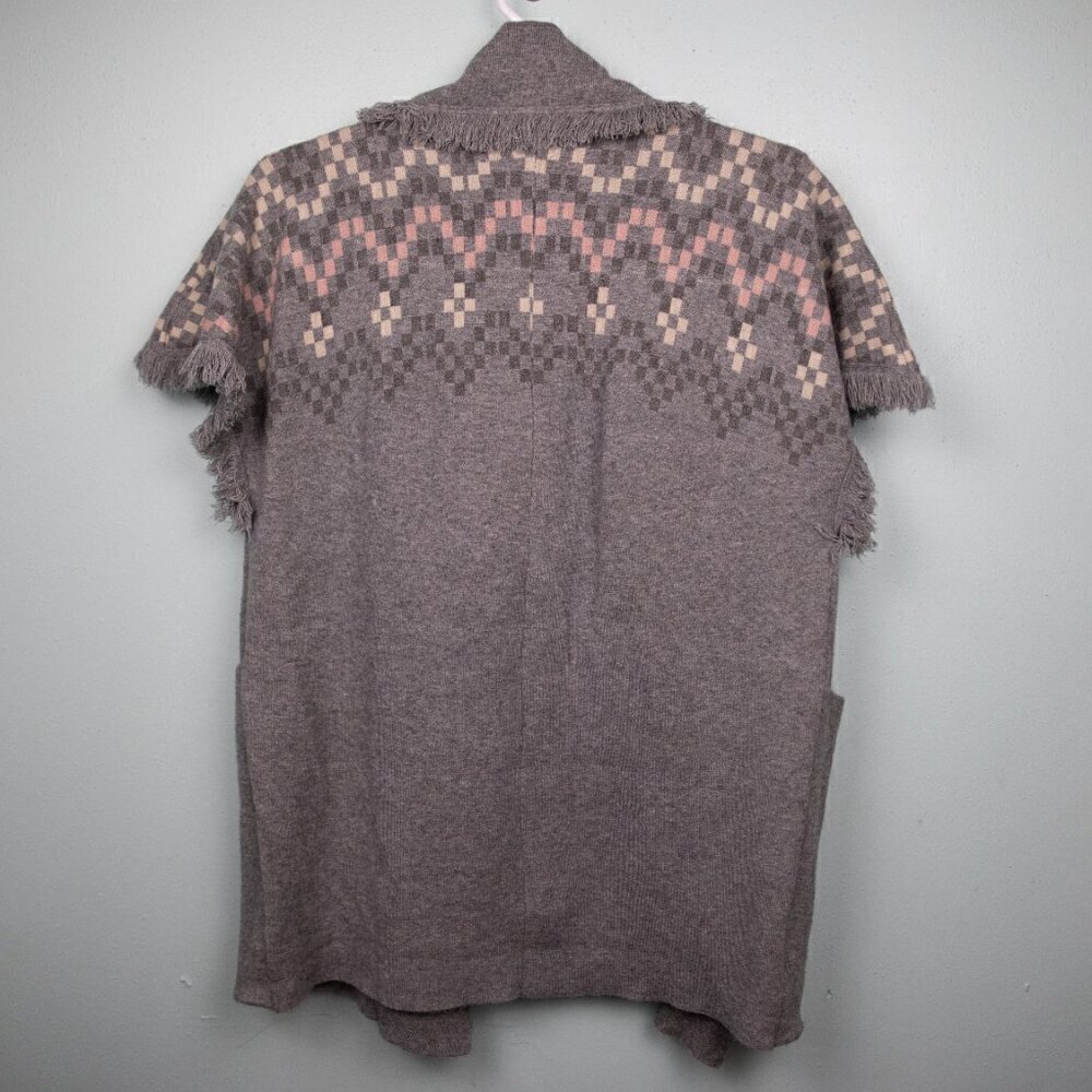 THML grey short sleeve open cardigan-S - Picture 5 of 5